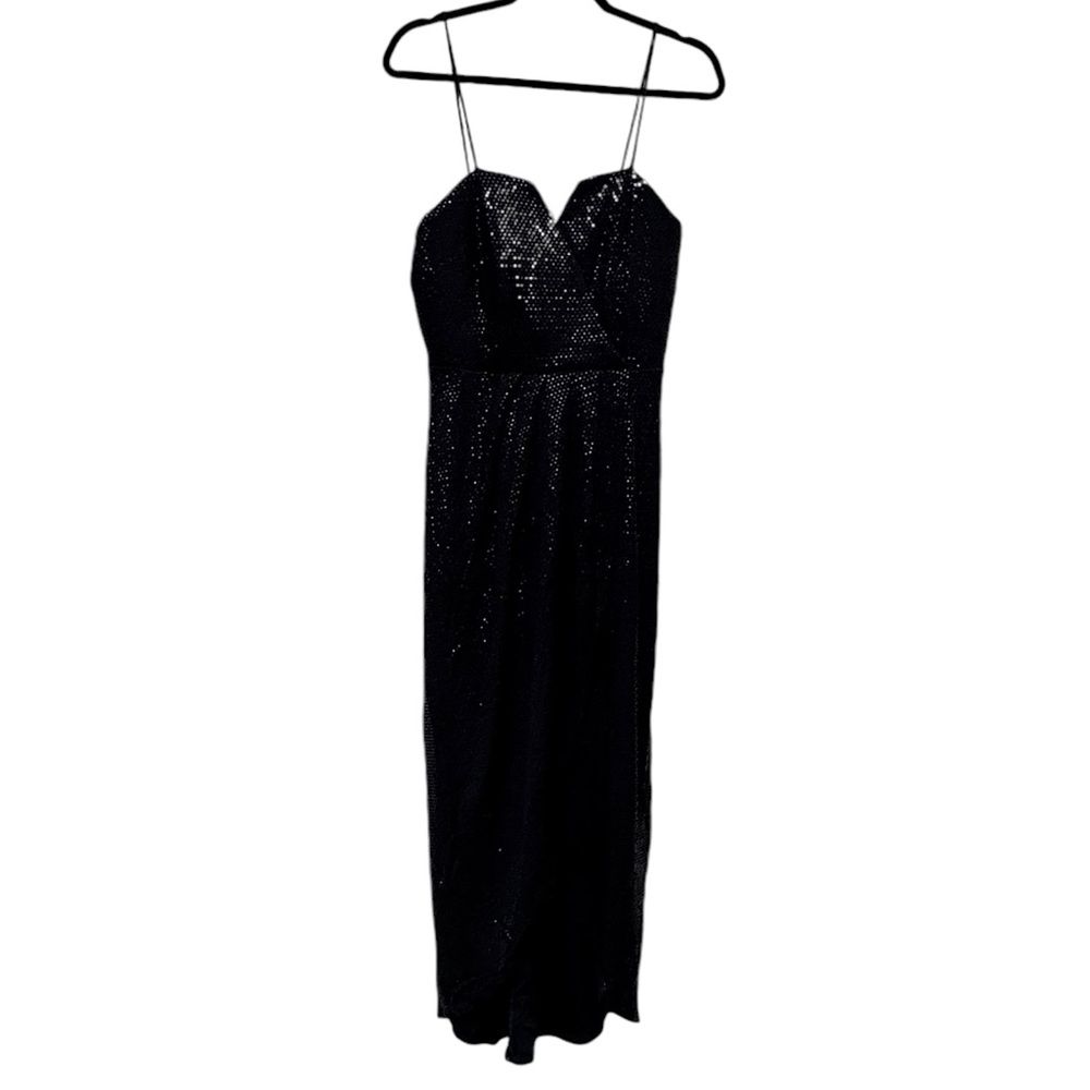 Alexa B Nites Black Sequin Dress size 10 - Picture 4 of 10